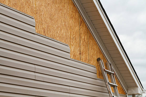 Professional Emergency Siding Repair technician working in Collinsville, VA